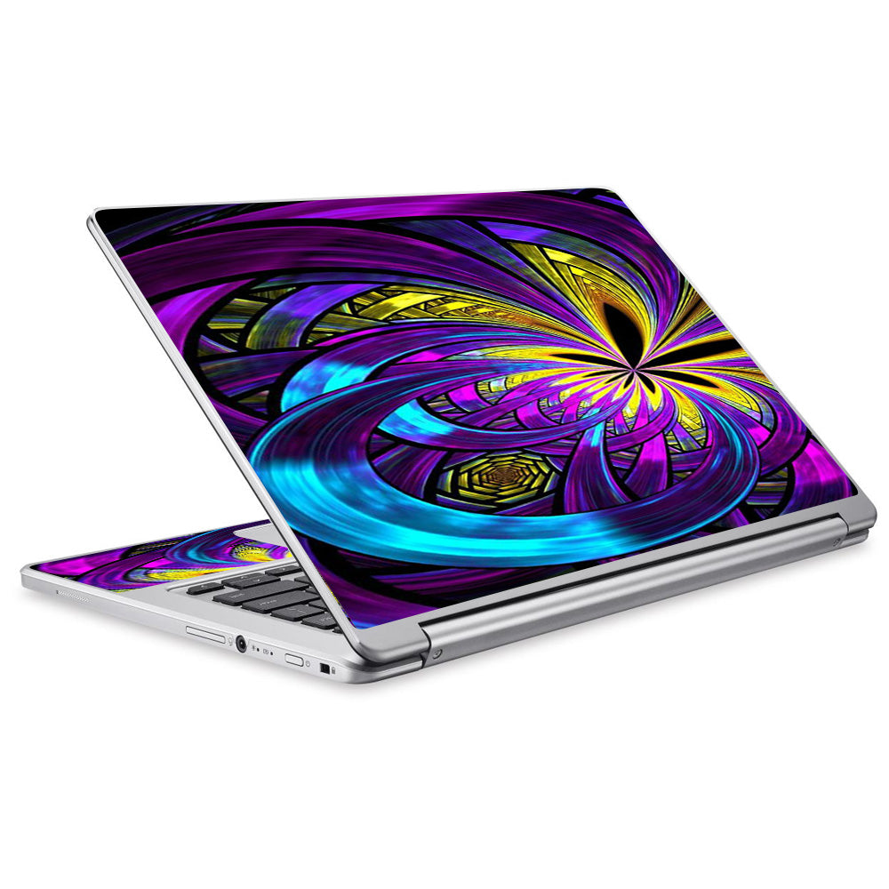  Purple Beautiful Design Acer Chromebook R13 Skin