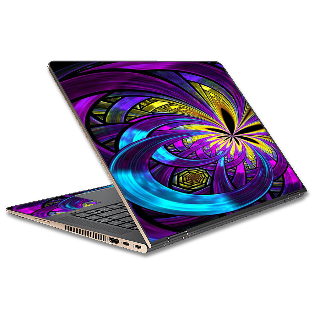  Purple Beautiful Design HP Spectre x360 15t Skin