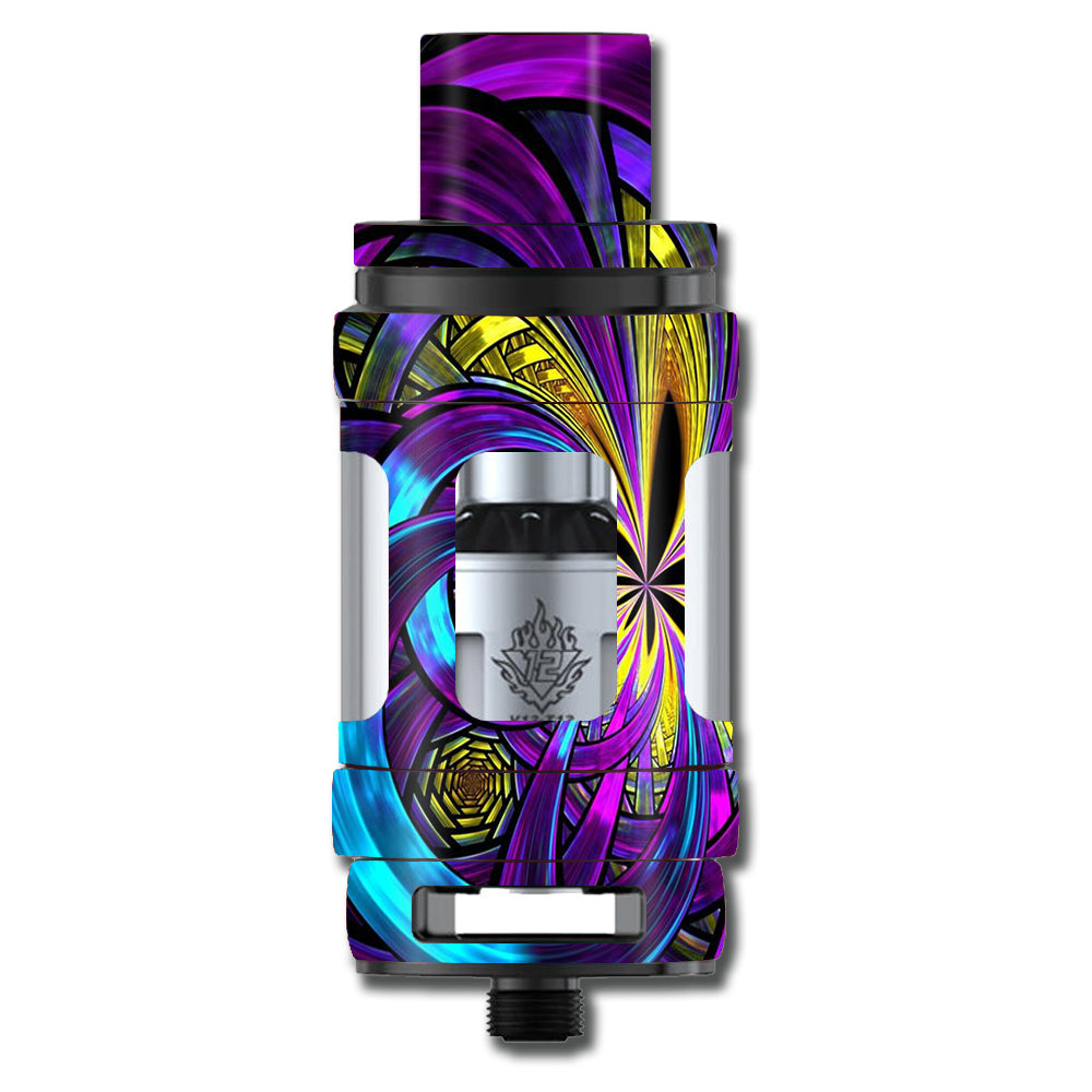  Purple Beautiful Design Smok TFV12 Tank Skin