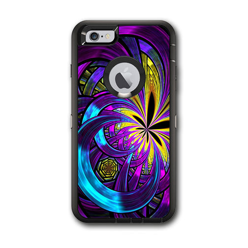  Purple Beautiful Design Otterbox Defender iPhone 6 PLUS Skin