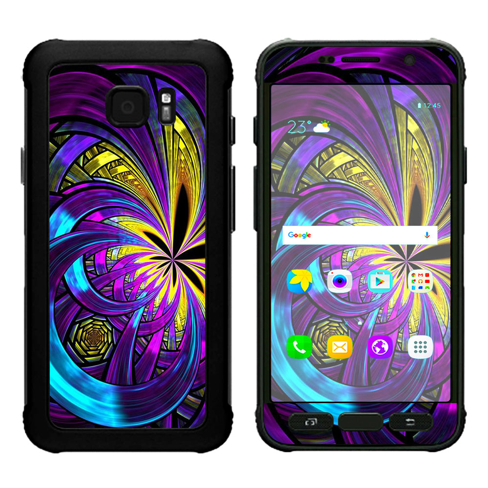  Purple Beautiful Design Samsung Galaxy S7 Active Skin