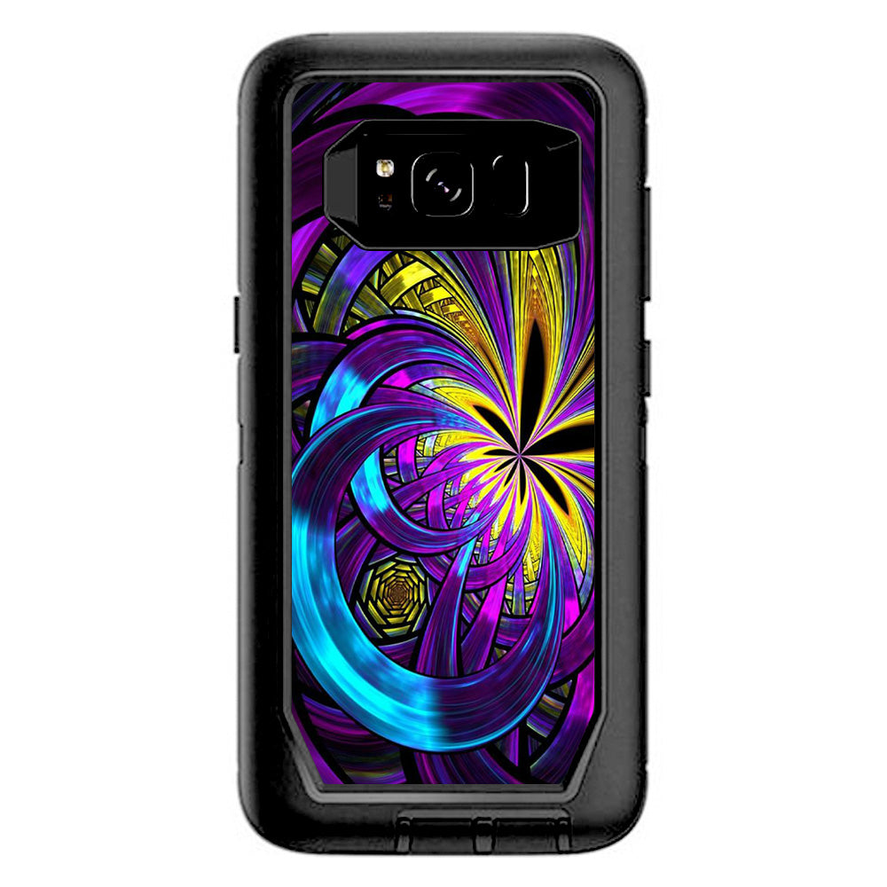  Purple Beautiful Design Otterbox Defender Samsung Galaxy S8 Skin