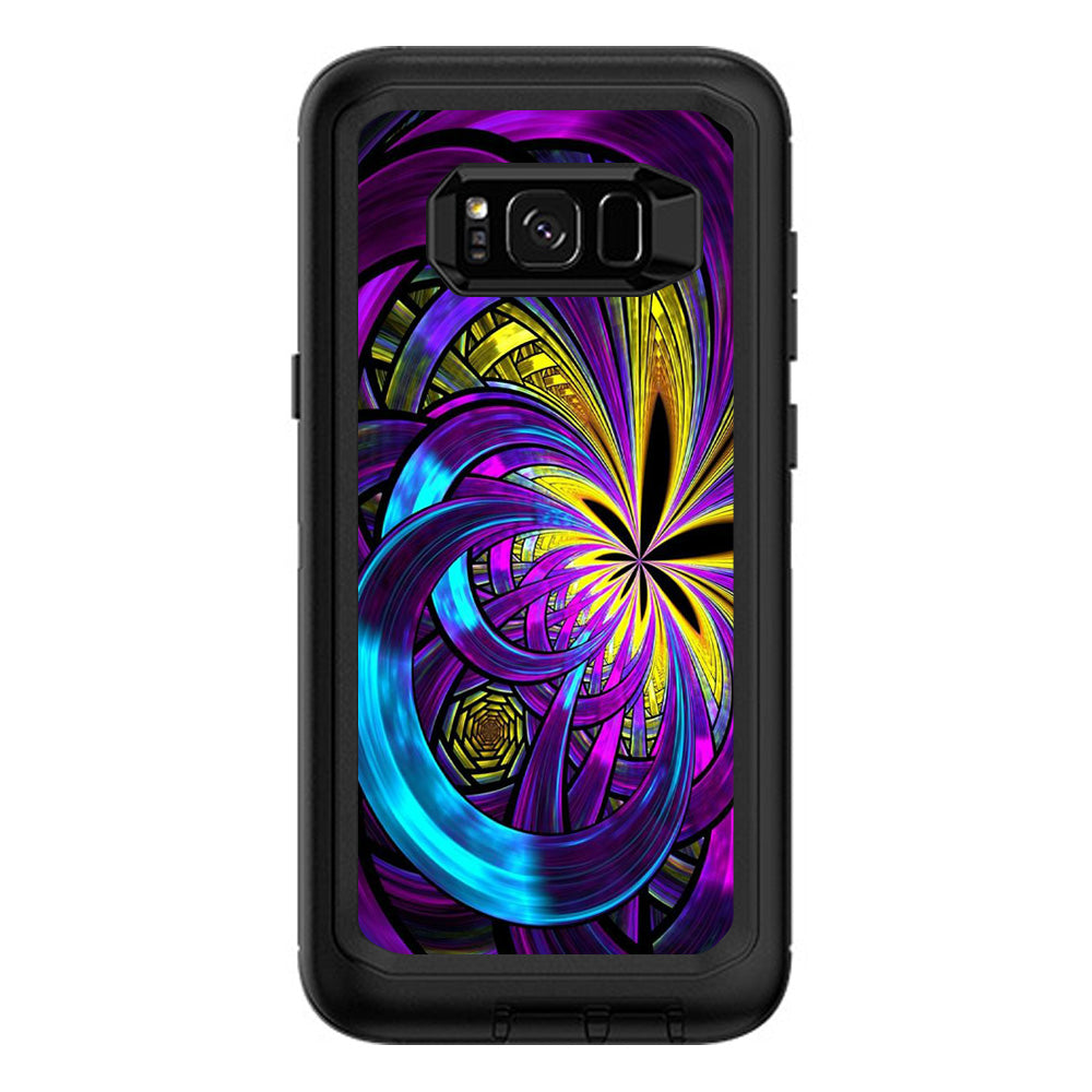  Purple Beautiful Design Otterbox Defender Samsung Galaxy S8 Plus Skin