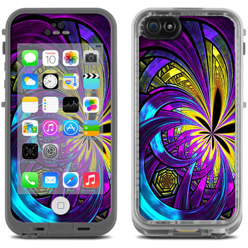  Purple Beautiful Design Lifeproof Fre iPhone 5C Skin