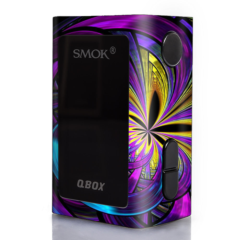  Purple Beautiful Design Smok Q-Box Skin