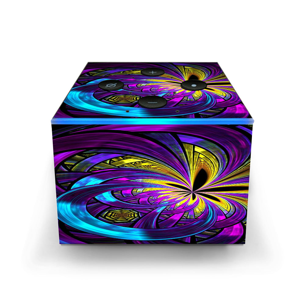  Purple Beautiful Design Amazon Fire TV Cube Skin