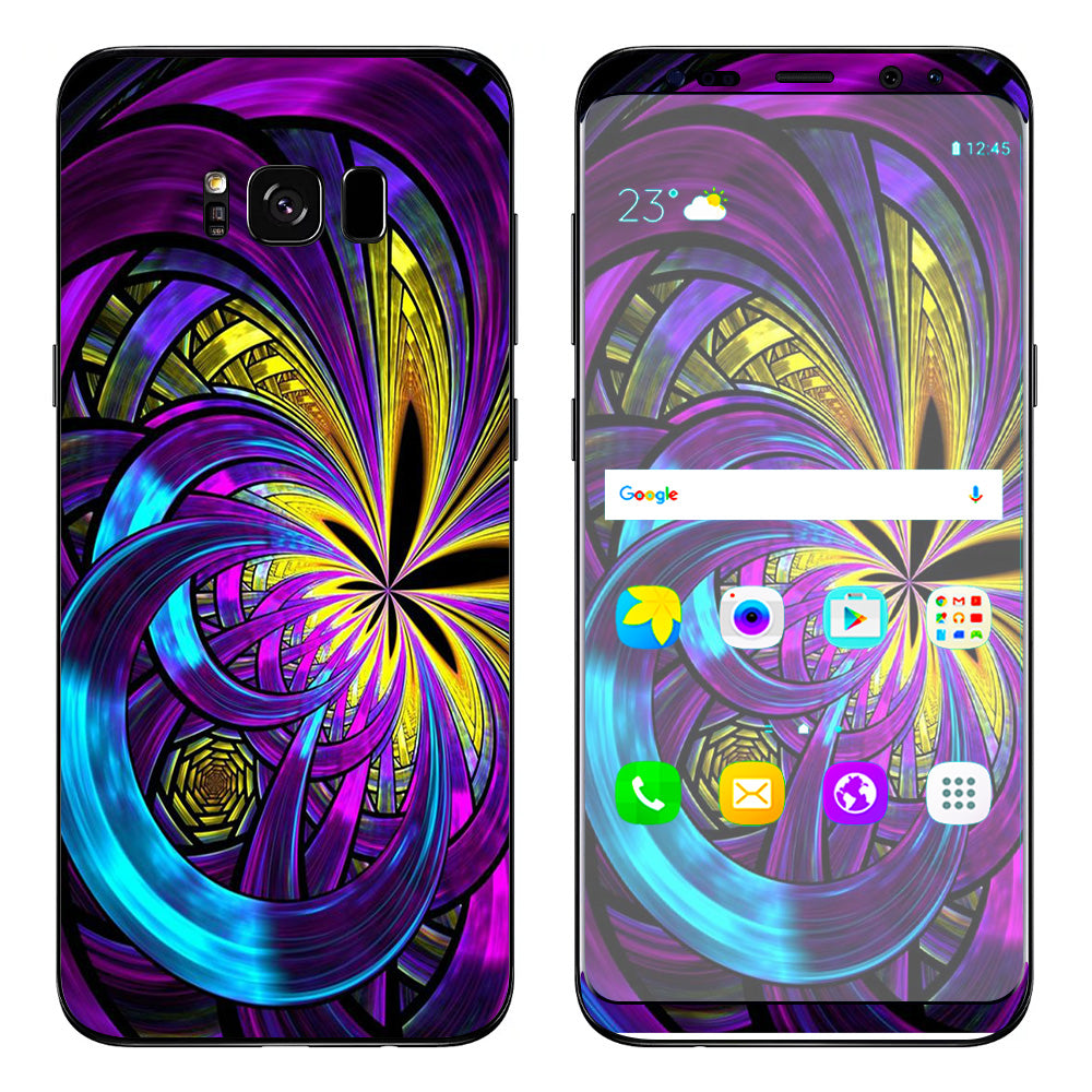  Purple Beautiful Design Samsung Galaxy S8 Skin