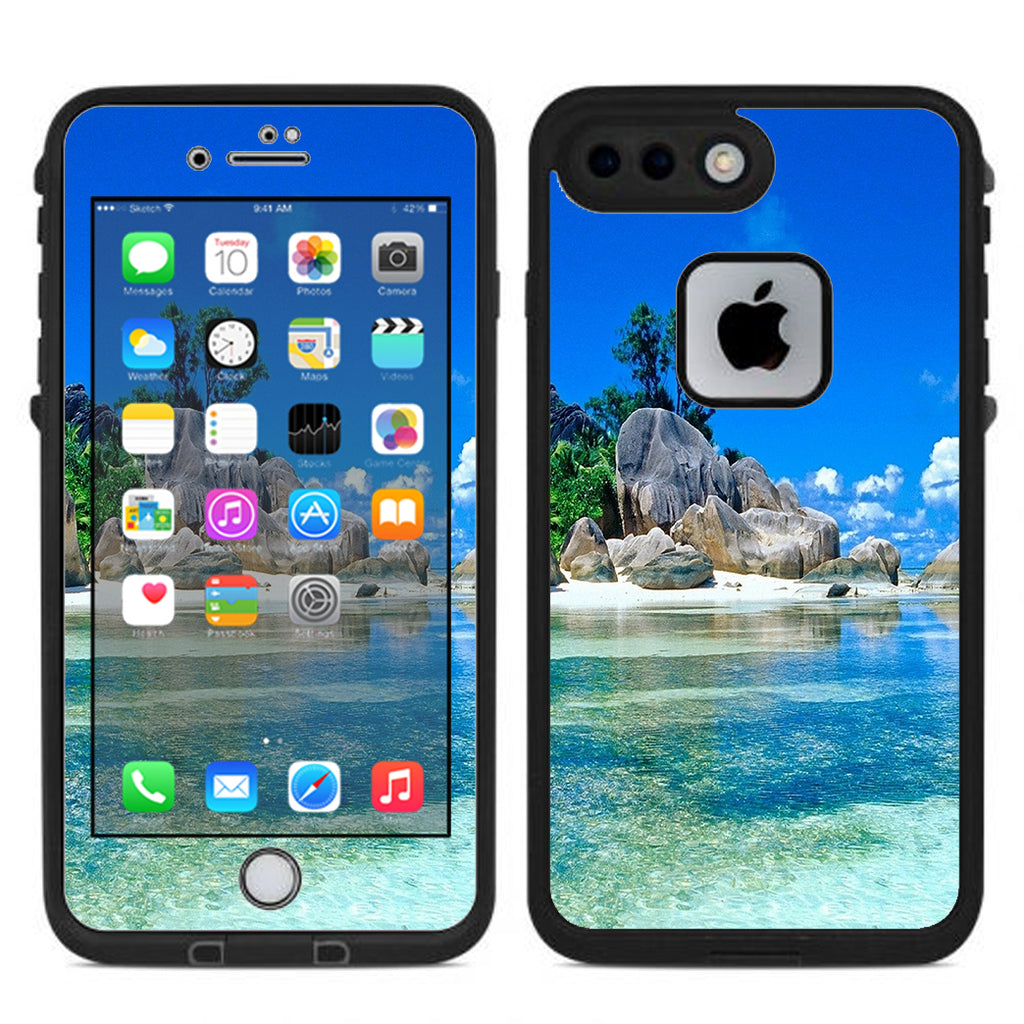  Island Paradise Beach Lifeproof Fre iPhone 7 Plus or iPhone 8 Plus Skin
