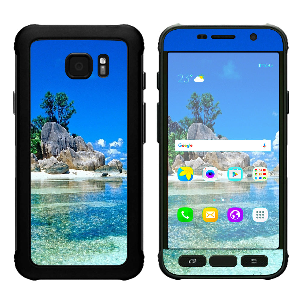  Island Paradise Beach Samsung Galaxy S7 Active Skin