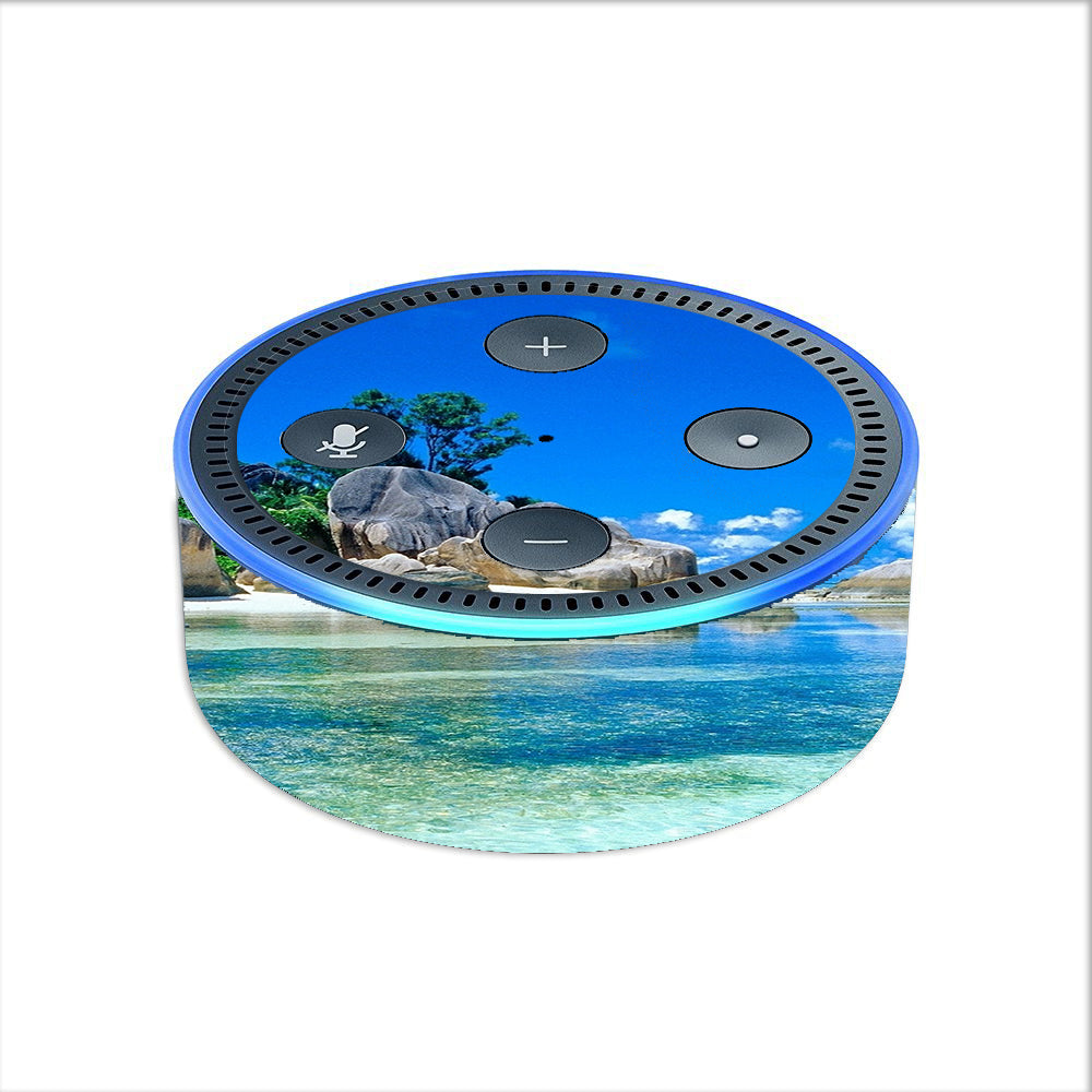  Island Paradise Beach Amazon Echo Dot 2nd Gen Skin