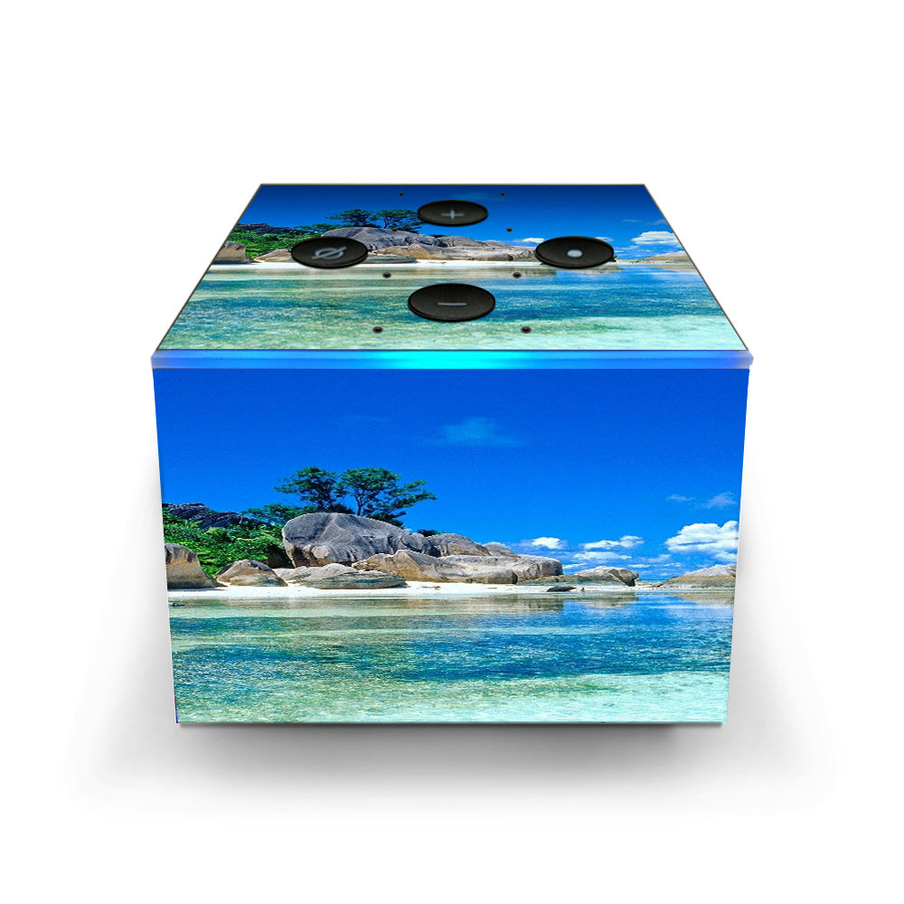  Island Paradise Beach Amazon Fire TV Cube Skin