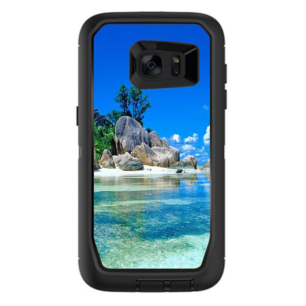  Island Paradise Beach Otterbox Defender Samsung Galaxy S7 Edge Skin