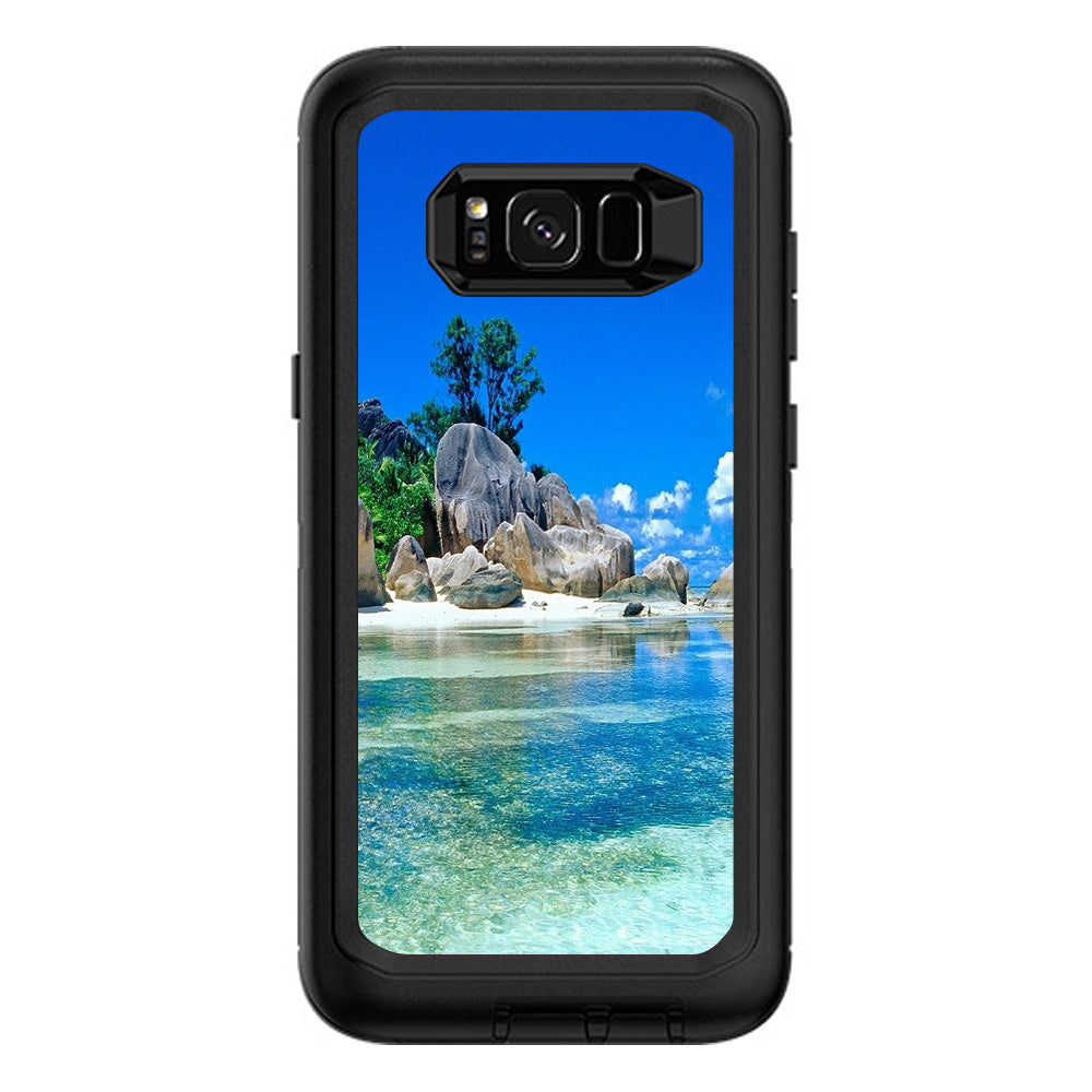  Island Paradise Beach Otterbox Defender Samsung Galaxy S8 Plus Skin