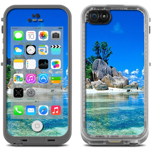  Island Paradise Beach Lifeproof Fre iPhone 5C Skin