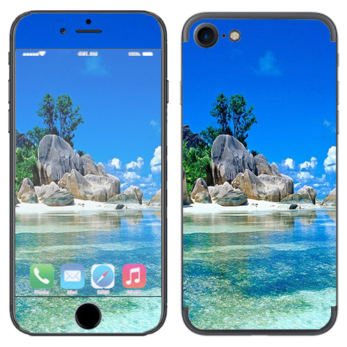  Island Paradise Beach Apple iPhone 7 or iPhone 8 Skin