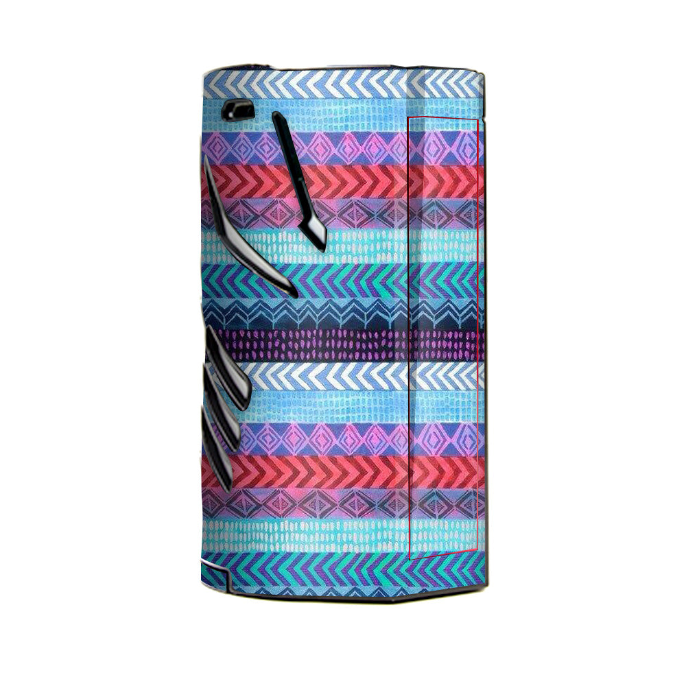  Aztec Blue Tribal Chevron T-Priv 3 Smok Skin