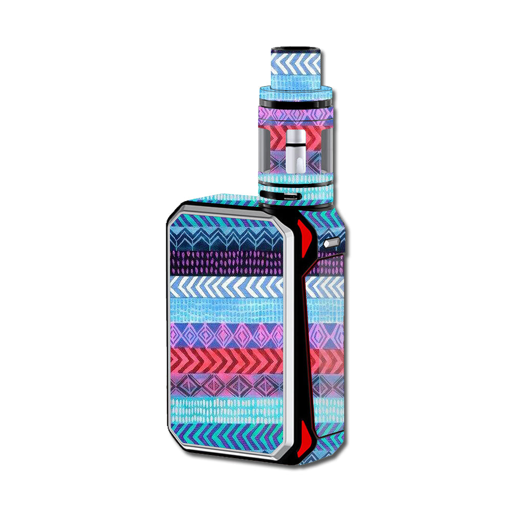  Aztec Blue Tribal Chevron Smok G-Priv 220W Skin