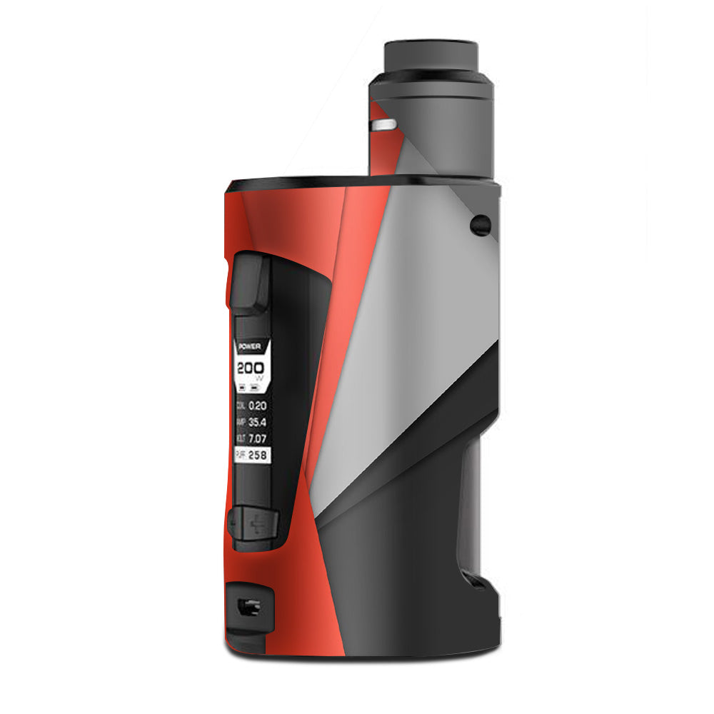  Orange And Grey G Box Squonk Geek Vape Skin