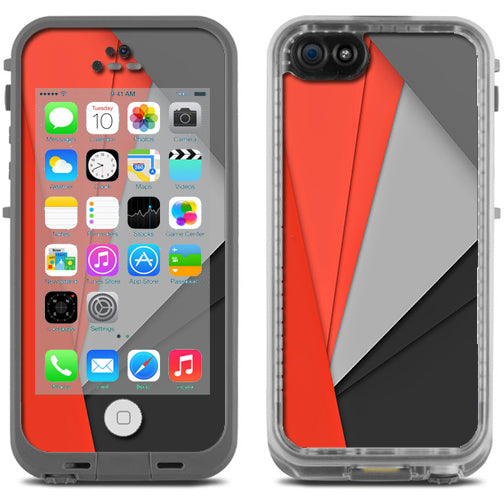  Orange And Grey Lifeproof Fre iPhone 5C Skin