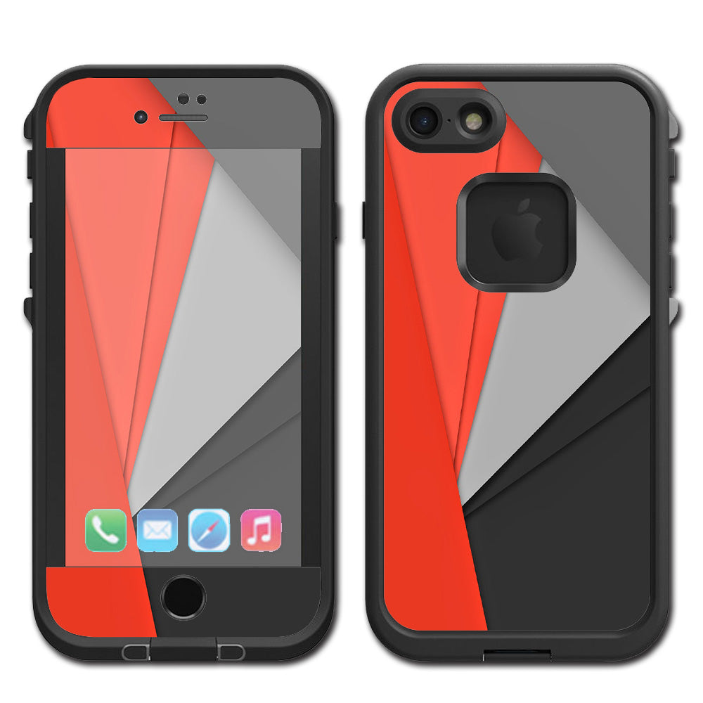  Orange And Grey Lifeproof Fre iPhone 7 or iPhone 8 Skin