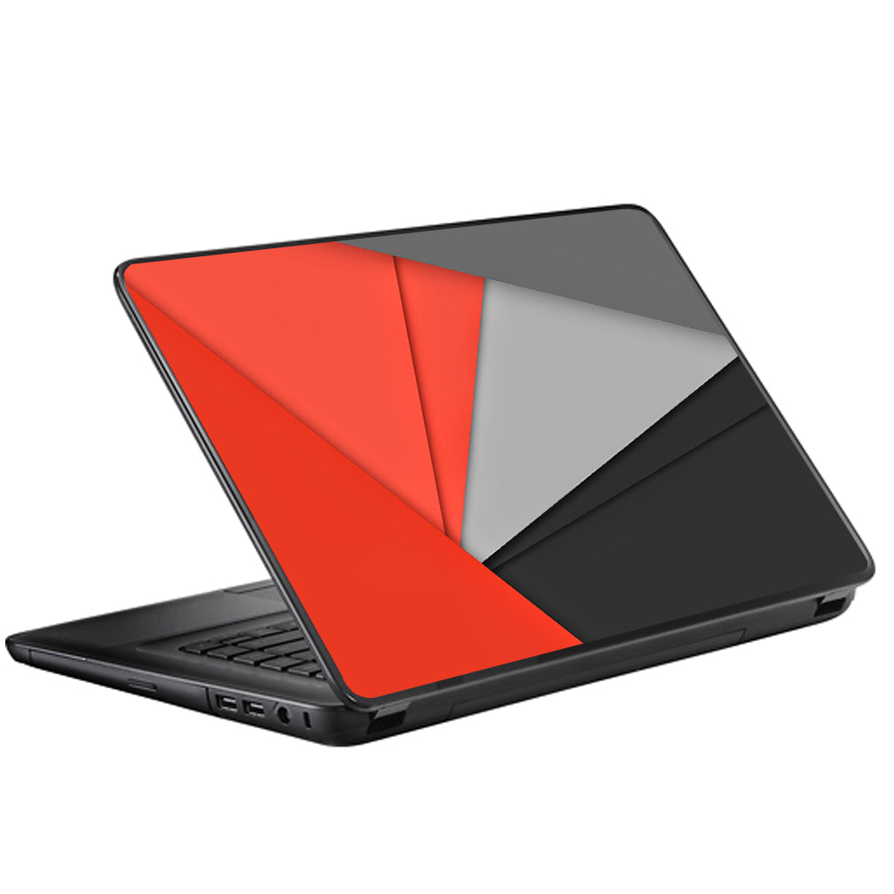  Orange And Grey Universal 13 to 16 inch wide laptop Skin