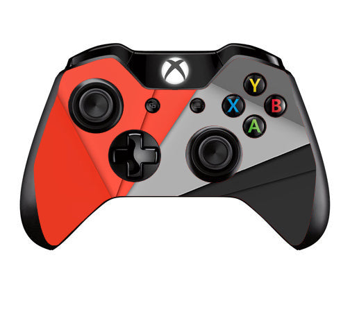  Orange And Grey Microsoft Xbox One Controller Skin