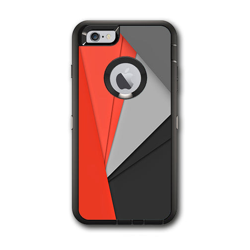  Orange And Grey Otterbox Defender iPhone 6 PLUS Skin
