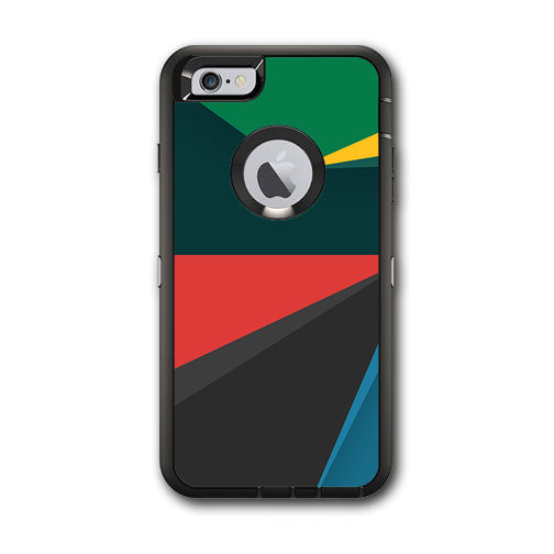  Abstract Patterns Green Otterbox Defender iPhone 6 PLUS Skin