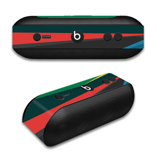  Abstract Patterns Green Beats by Dre Pill Plus Skin