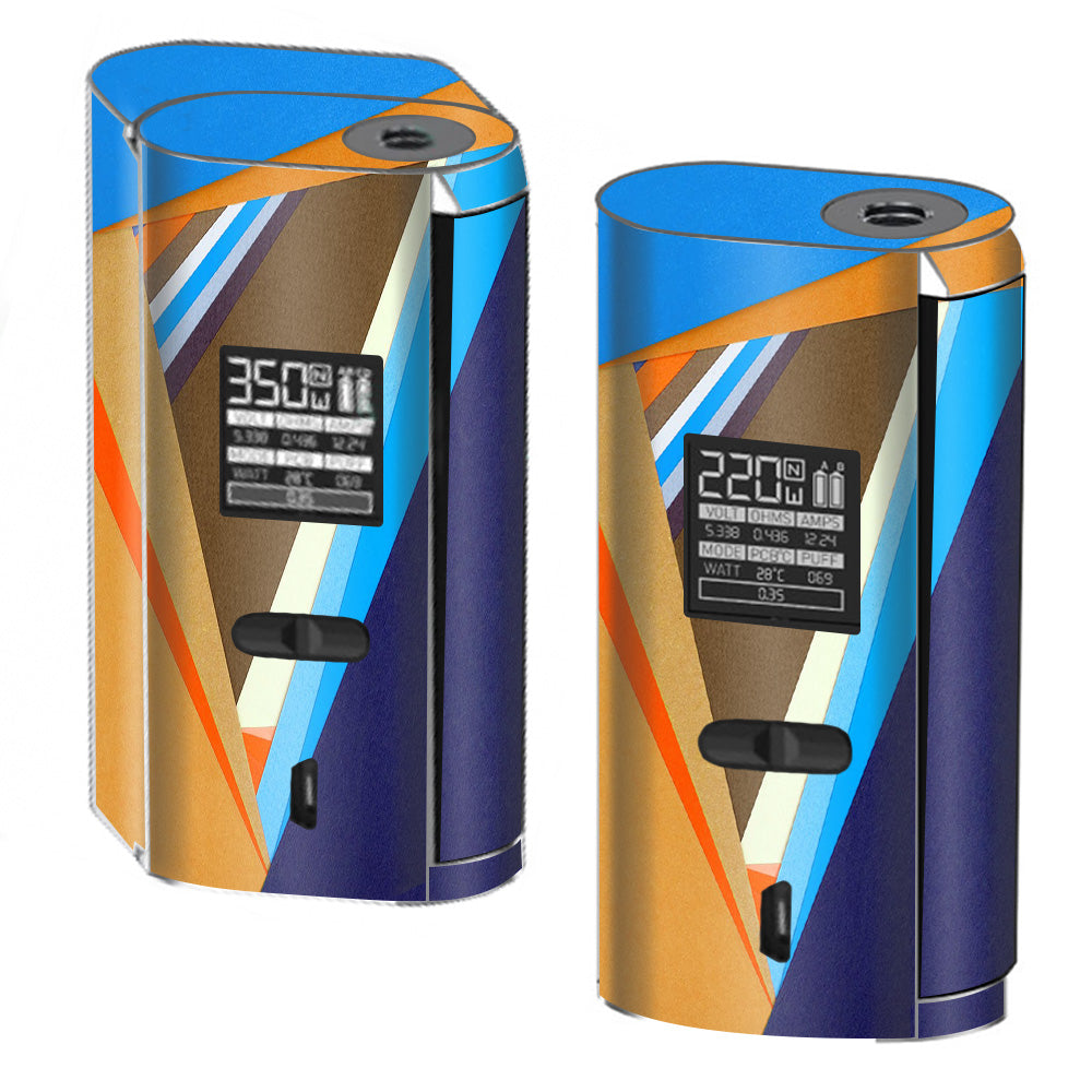  Abstract Patterns Blue Tan Smok GX2/4 350w Skin