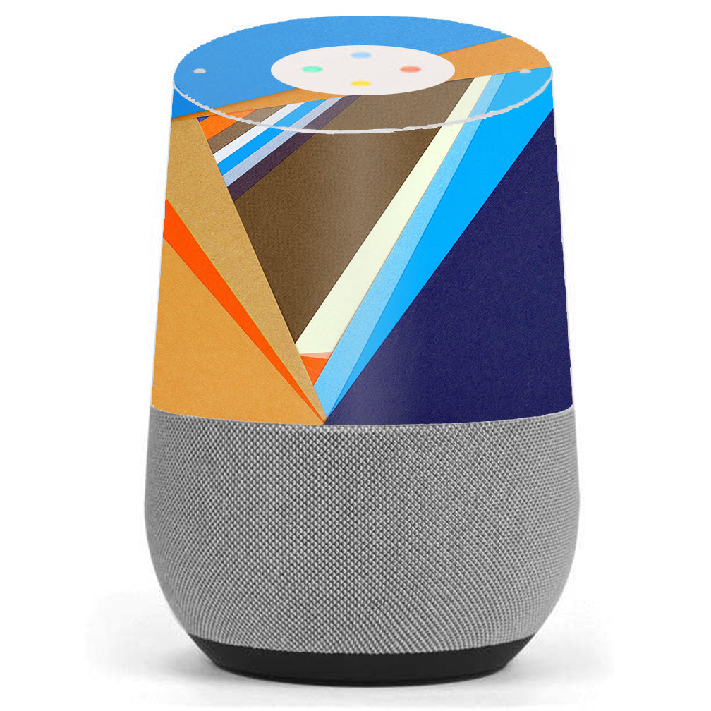  Abstract Patterns Blue Tan Google Home Skin