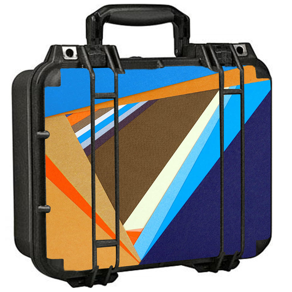  Abstract Patterns Blue Tan Pelican Case 1400 Skin