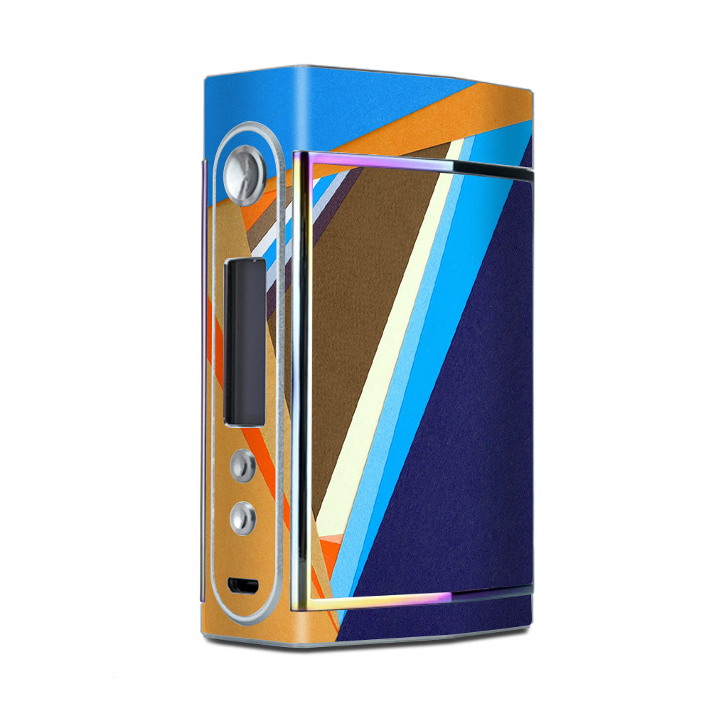  Abstract Patterns Blue Tan Too VooPoo Skin