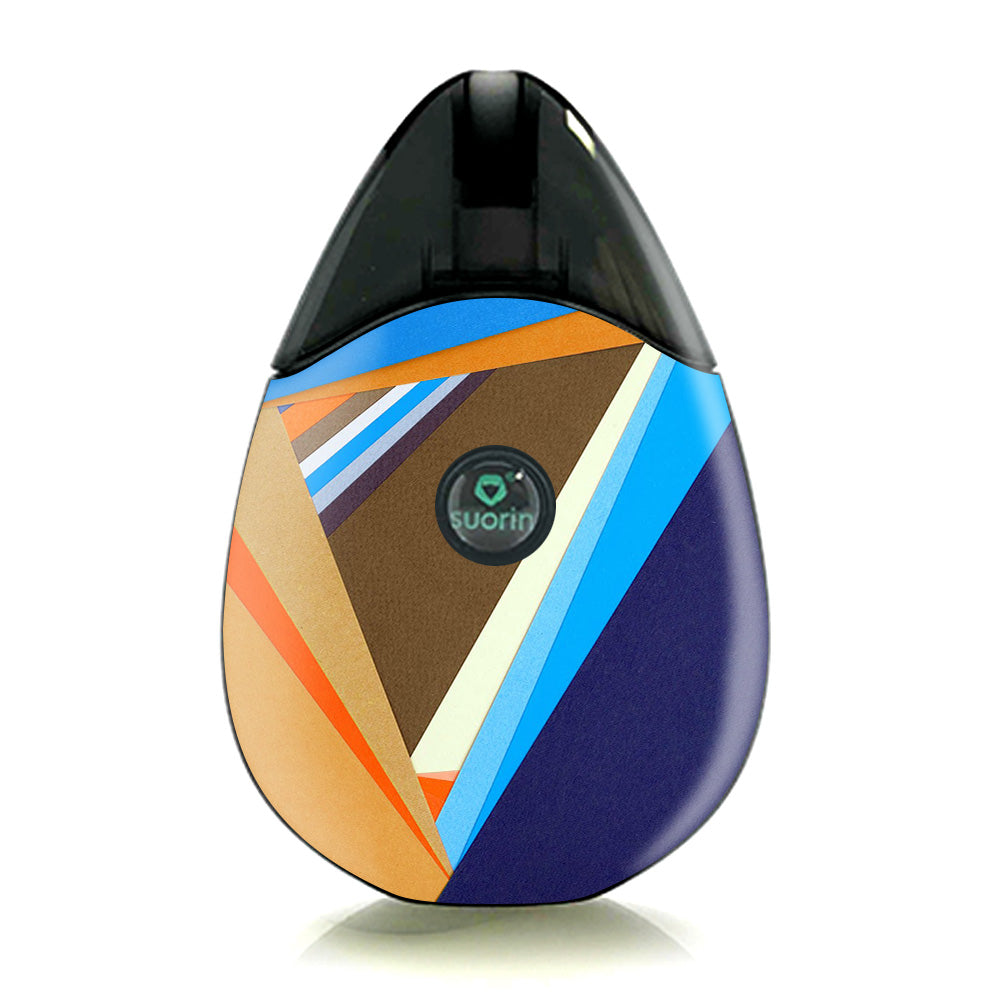 Abstract Patterns Blue Tan Suorin Drop Skin