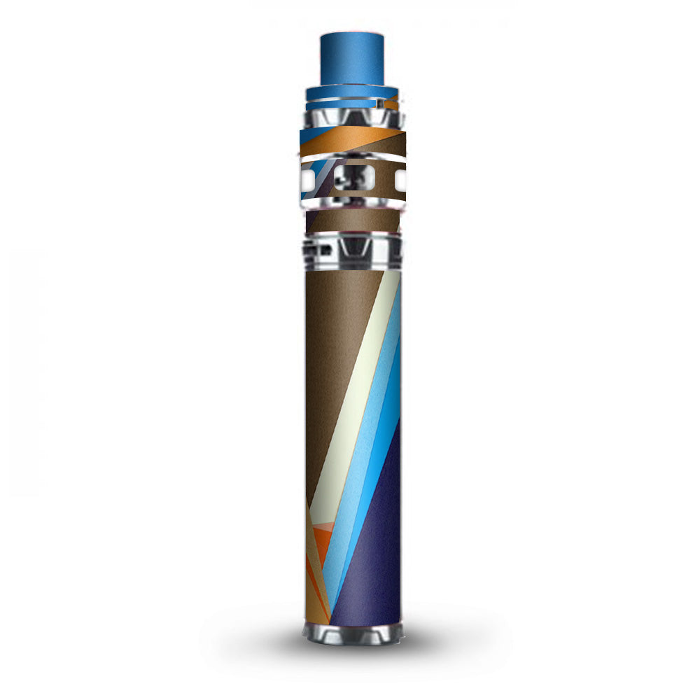  Abstract Patterns Blue Tan Stick Prince TFV12 Smok Skin