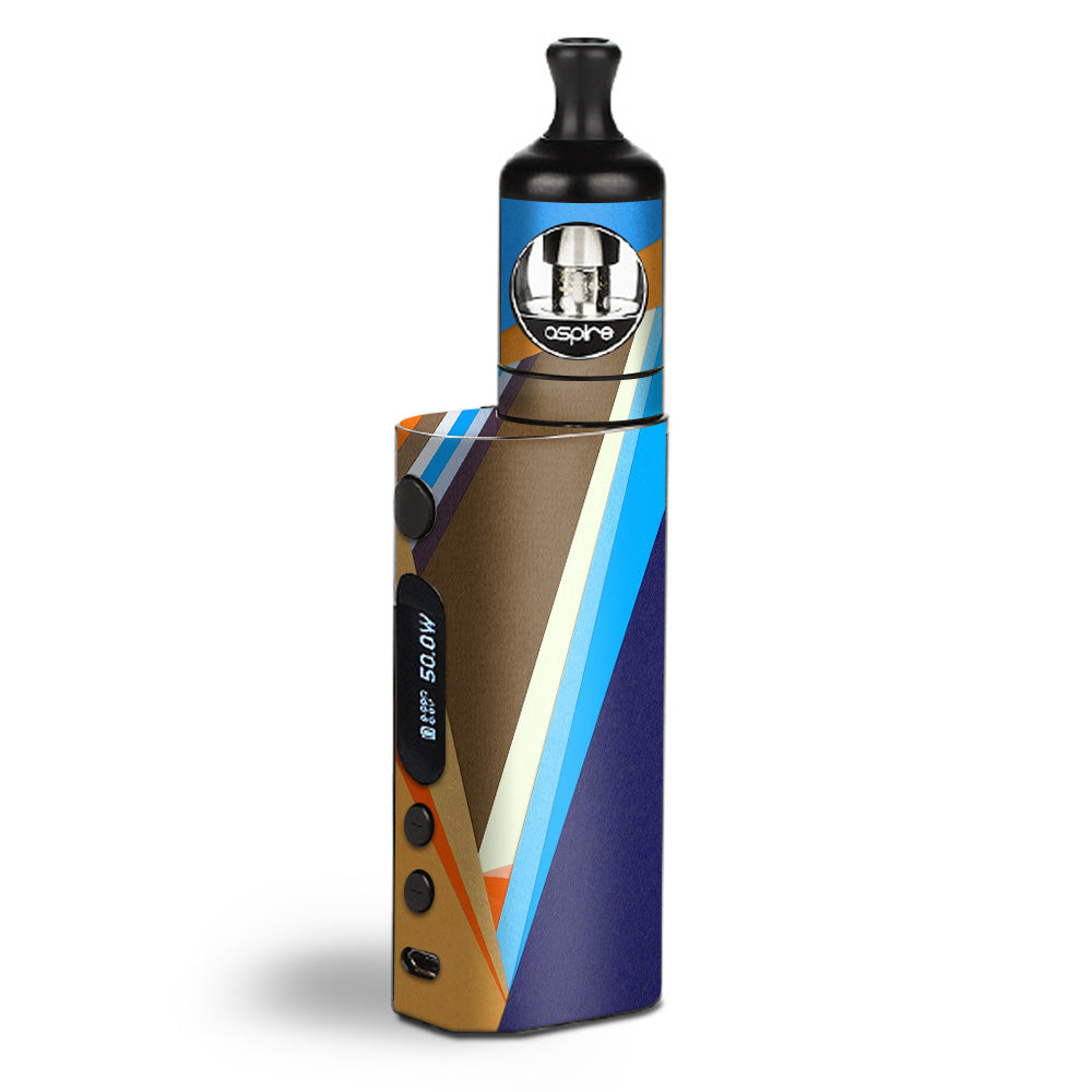  Abstract Patterns Blue Tan Aspire Zelos  Skin