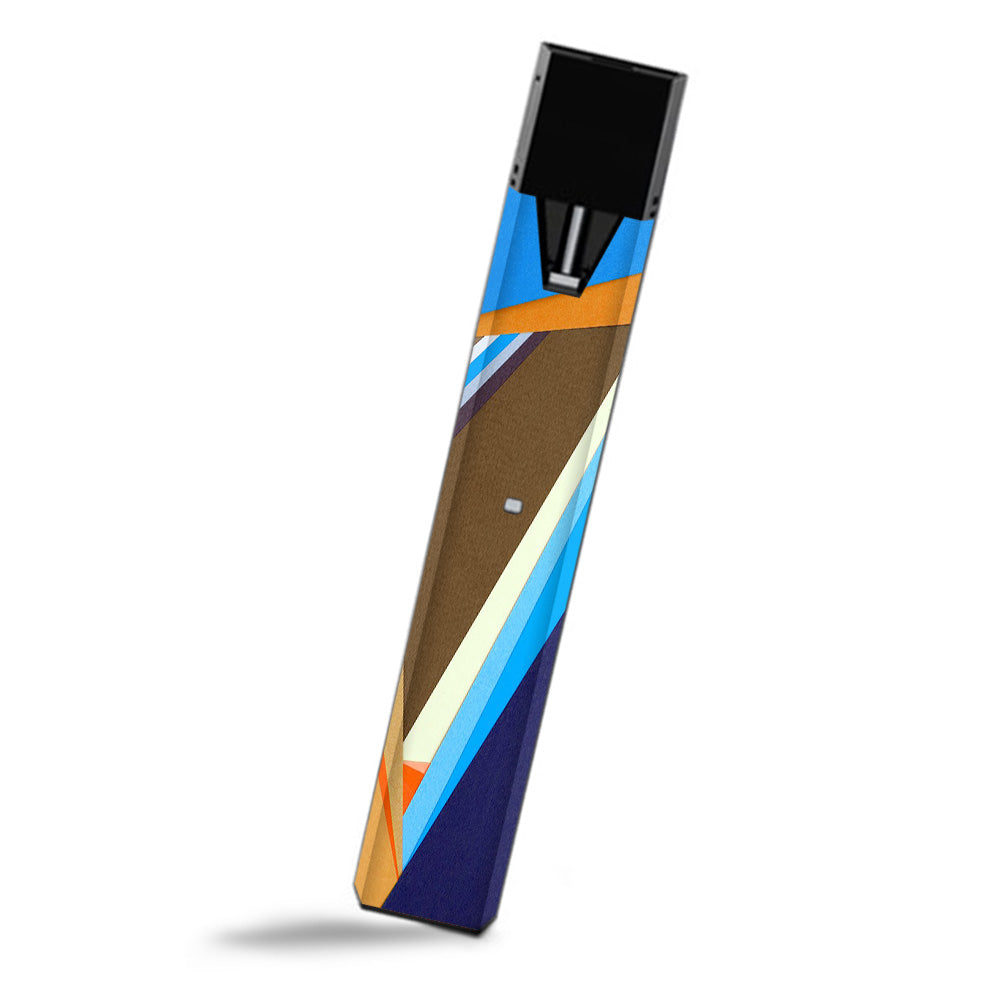  Abstract Patterns Blue Tan Smok Fit Ultra Portable Skin