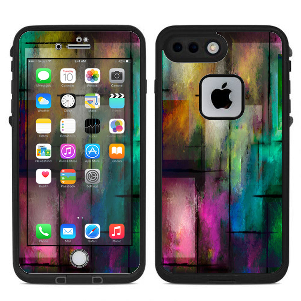  Colorful Paint Modern Lifeproof Fre iPhone 7 Plus or iPhone 8 Plus Skin