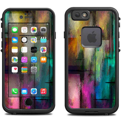  Colorful Paint Modern Lifeproof Fre iPhone 6 Skin