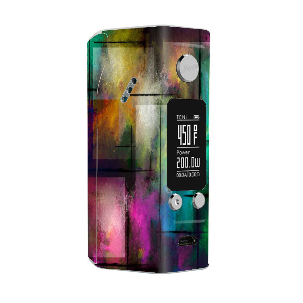  Colorful Paint Modern Wismec Reuleaux RX200S Skin