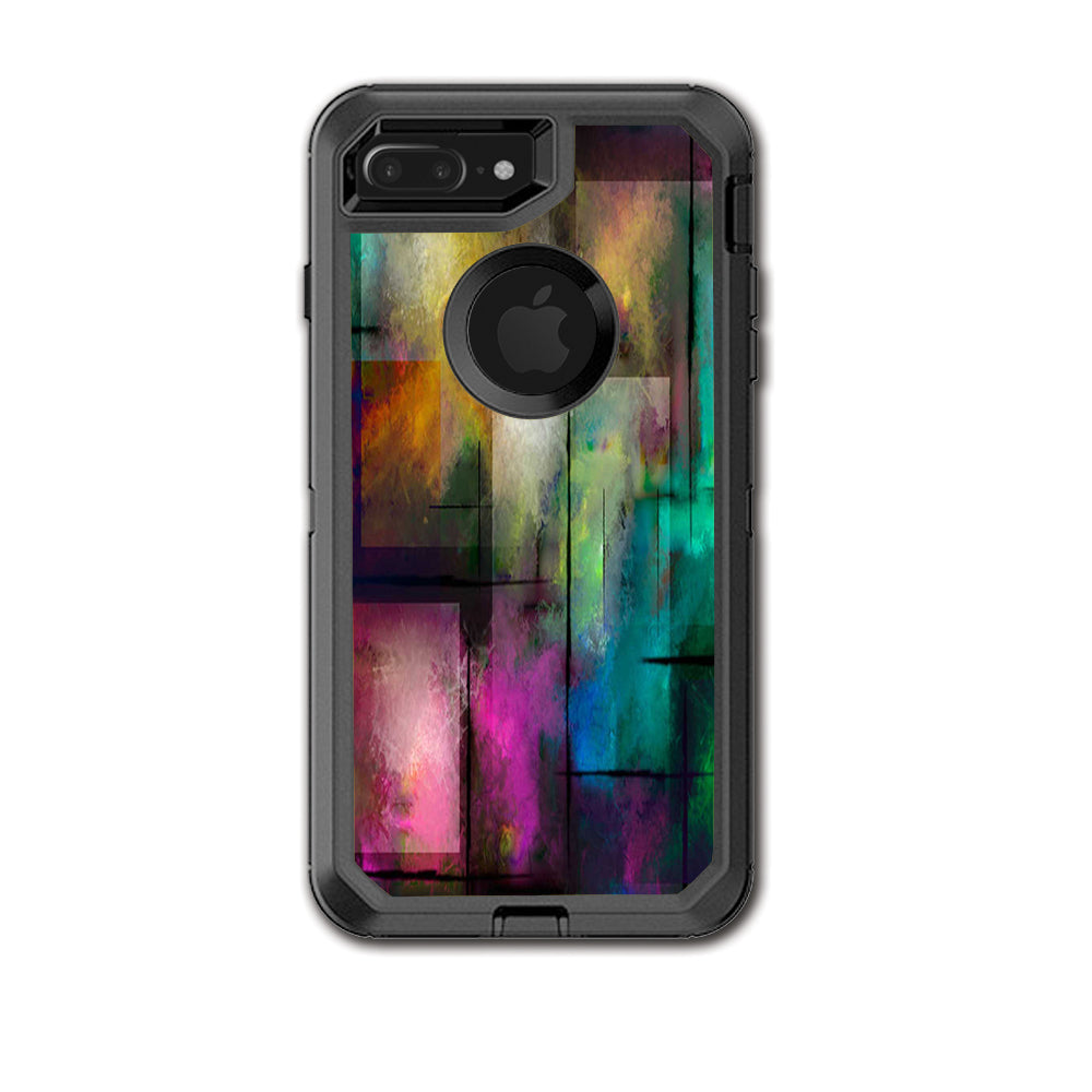  Colorful Paint Modern Otterbox Defender iPhone 7+ Plus or iPhone 8+ Plus Skin
