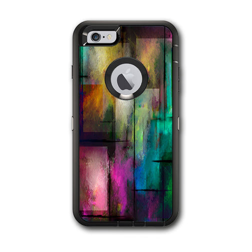  Colorful Paint Modern Otterbox Defender iPhone 6 PLUS Skin