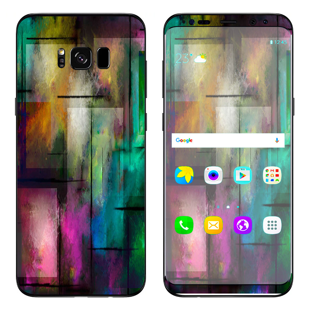  Colorful Paint Modern Samsung Galaxy S8 Skin