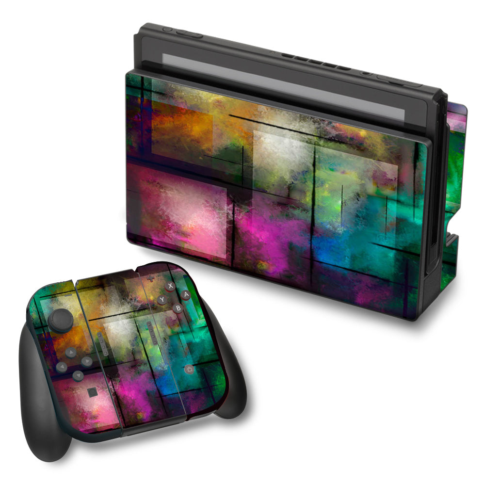  Colorful Paint Modern Nintendo Switch Skin