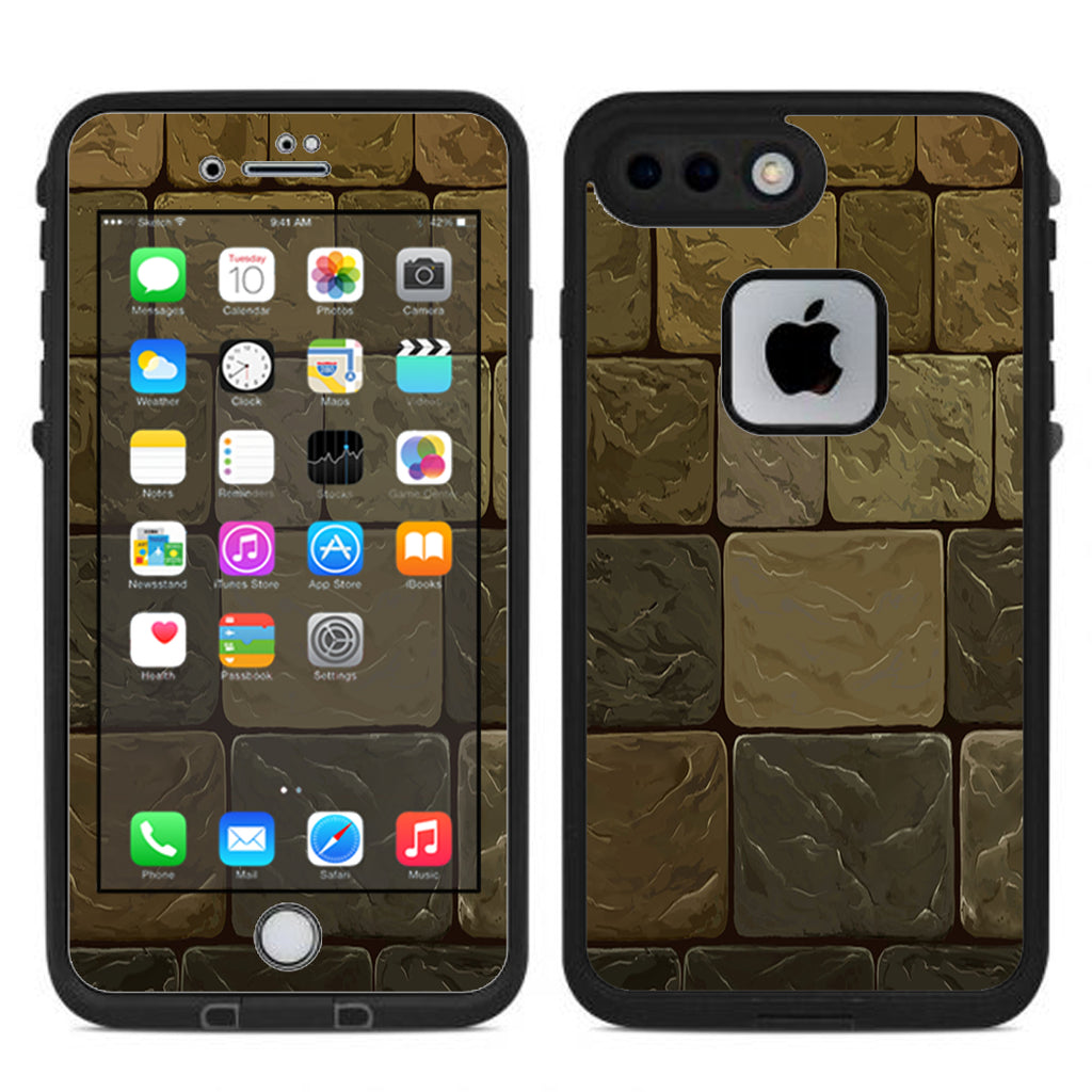  Texture Stone Lifeproof Fre iPhone 7 Plus or iPhone 8 Plus Skin
