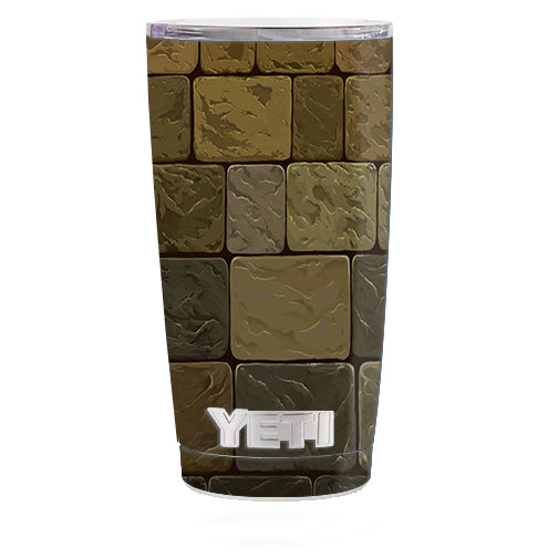  Texture Stone Yeti 20oz Rambler Tumbler Skin