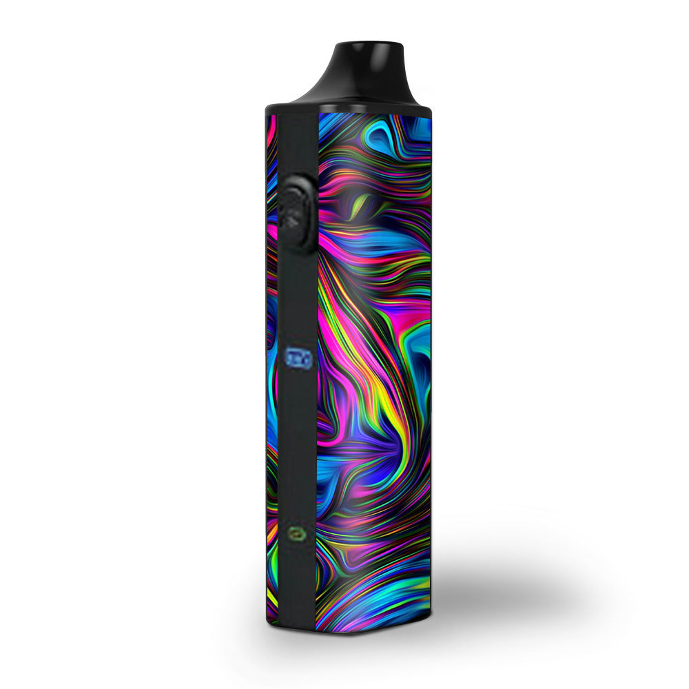  Neon Color Swirl Glass Pulsar APX Skin