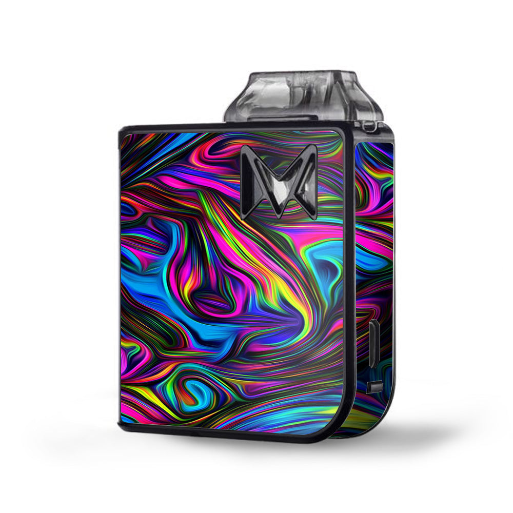 Skin Decal Vinyl Wrap for SV Mi-Pod kit Vape skins stickers cover/ Neon Color Swirl Glass itsaskin.com Skin Decal Vinyl Wrap for SV Mi-Pod kit Vape skins stickers cover/ Neon Color Swirl Glass itsaskin.com