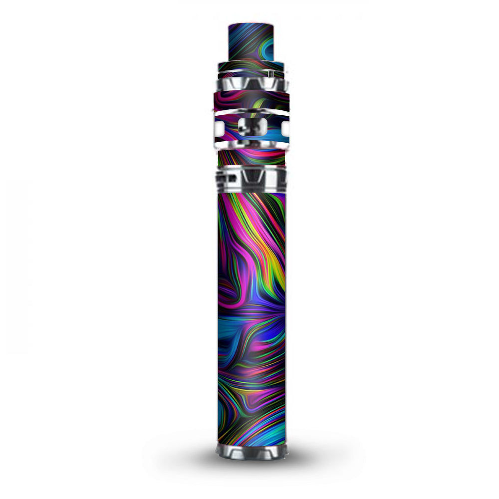  Neon Color Swirl Glass Stick Prince TFV12 Smok Skin