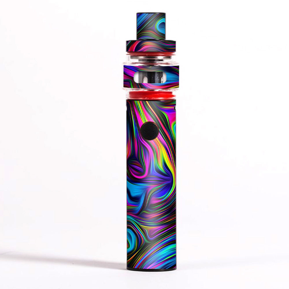  Neon Color Swirl Glass Smok Pen 22 Light Edition Skin